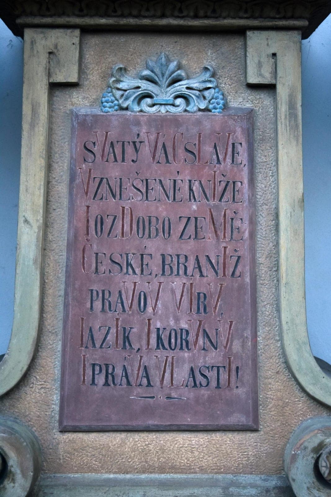 český chronogram Sloupnice